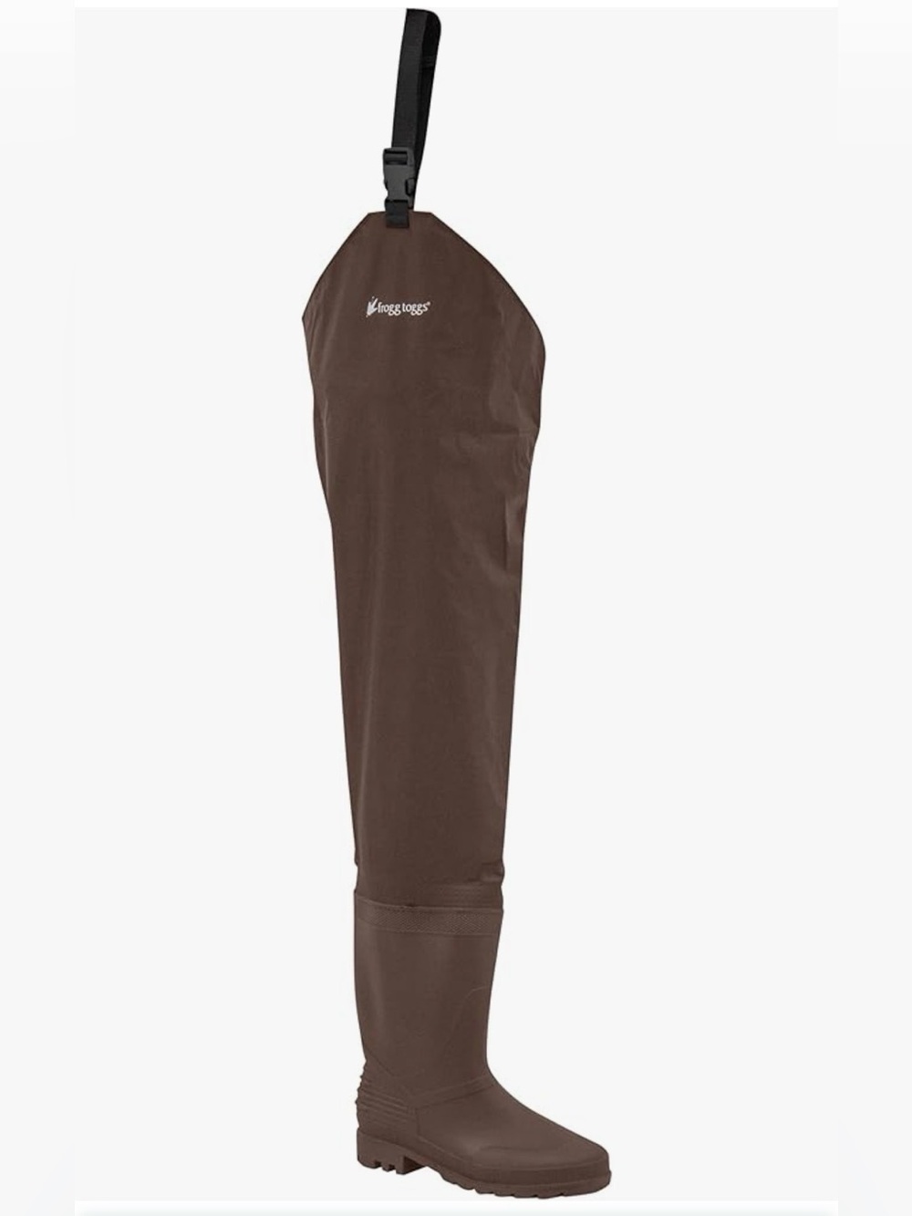 🔥FROGG TOGGS Rana II Waterproof PVC Fishing Bootfoot Hip Waders, Brown,Sz.9,NIB